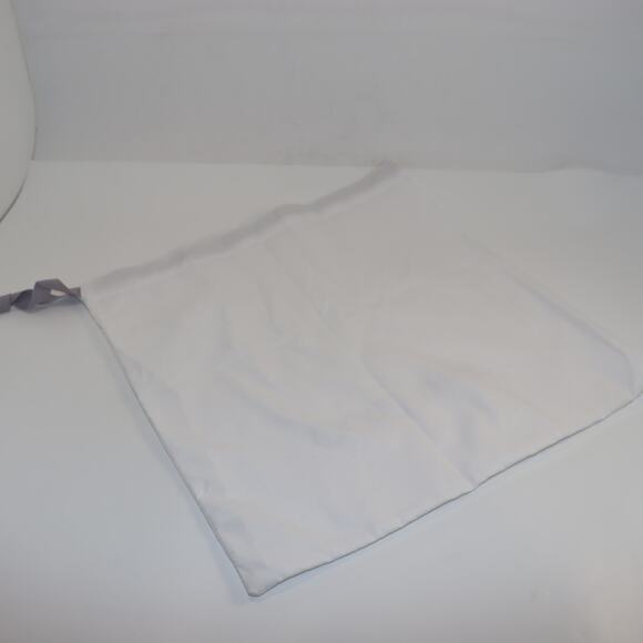 Jimmy Choo White Drawstring Dust Bag – 13x14 - Picture 2 of 2